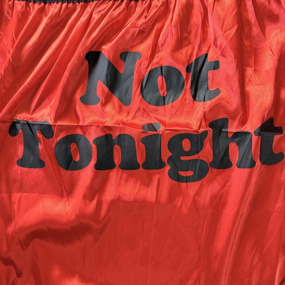 not tonight Joke Gag Gift granny Undies Big Undies Funny Pranks red - Picture 2 of 7